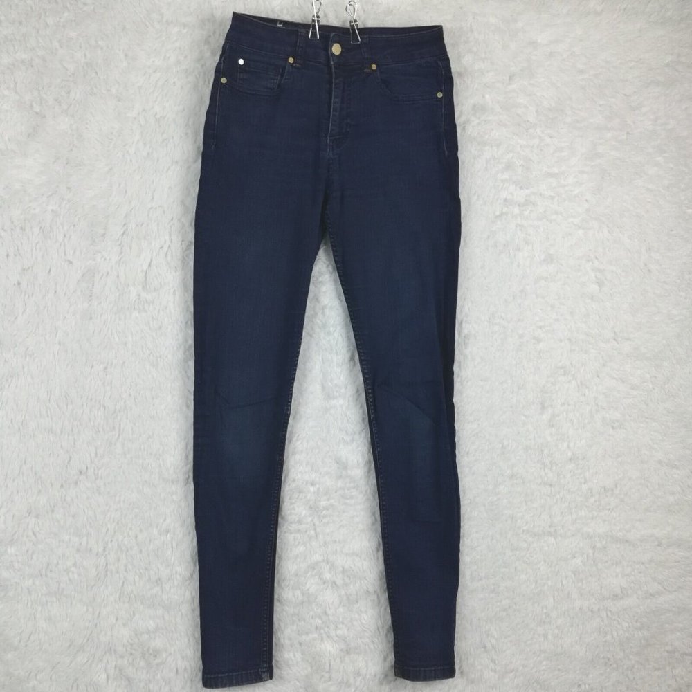 McGregor Womens Jeans Helene‎ Skinny Denim Blue Dark Wash Mid Rise Stretch 26